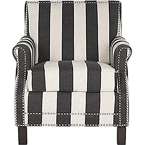 SAFAVIEH Zeitgenössisch Gepolstert Stühle, Schwarz und Weiß von Safavieh