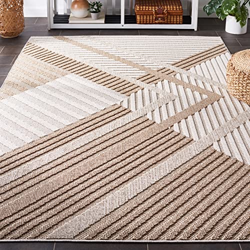 SAFAVIEH Zeitgenössische Teppich für Wohnzimmer, Esszimmer, Schlafzimmer - Glacier Collection, Kurzer Flor, Beige und Hellbeige, 201 X 274 cm SAFAVIEH Zeitgenössische Teppich für Wohnzimmer, Esszimmer, Schlafzimmer - Glacier Collection, Kurzer Flor, Beige und Hellbeige, 201 X 274 cm von Safavieh