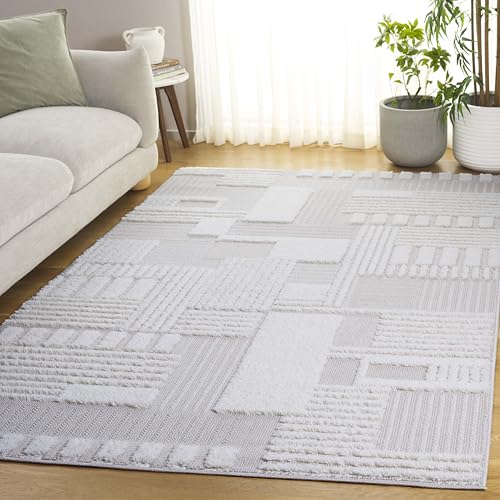 SAFAVIEH Zeitgenössische Teppich für Wohnzimmer, Esszimmer, Schlafzimmer - Trends, Mittlerer Stapel, Beige und Elfenbein, 244 X 305 cm SAFAVIEH Zeitgenössische Teppich für Wohnzimmer, Esszimmer, Schlafzimmer - Trends, Mittlerer Stapel, Beige und Elfenbein, 244 X 305 cm von Safavieh