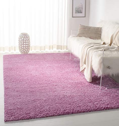 SAFAVIEH Zottelig Teppich für Wohnzimmer, Esszimmer, Schlafzimmer - August Shag Collection, Kurzer Flor, Rosa, 122 X 183 cm SAFAVIEH Zottelig Teppich für Wohnzimmer, Esszimmer, Schlafzimmer - August Shag Collection, Kurzer Flor, Rosa, 122 X 183 cm von Safavieh