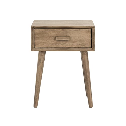 Safavieh AVA Geometric Accent Table ACC5702B, Kiefer, Schokoladenbraun, 40 X 60 X 64 von Safavieh