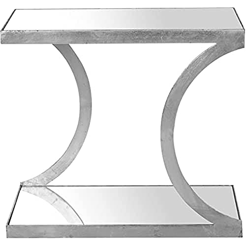 Safavieh Akzenttisch, Metall, Silber/Spiegel, 50 x 30 x 45.72 cm von Safavieh