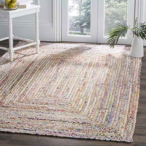 Safavieh Boho Teppich für Wohnzimmer, Esszimmer, Schlafzimmer - Cape Cod Collection, Kurzer Flor, Multi, 90 x 90 cm Safavieh Boho Teppich für Wohnzimmer, Esszimmer, Schlafzimmer - Cape Cod Collection, Kurzer Flor, Multi, 90 x 90 cm von Safavieh