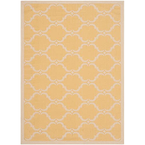 Safavieh Courtyard Collection CY6009-316 Gelb / Beige 90 X 150 cm von Safavieh