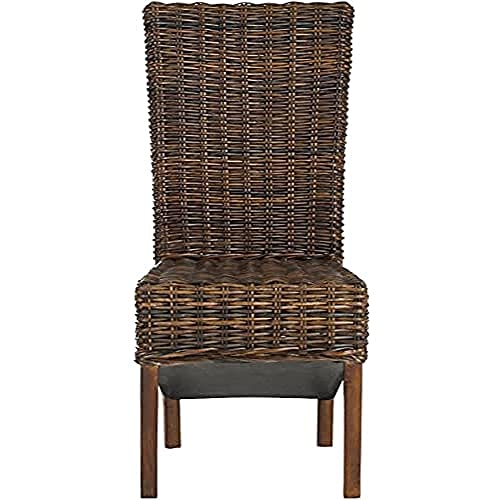 SAFAVIEH 2er Set Rattan Esszimmerstühle, Krokodil, 60 X 50 X 105 von Safavieh