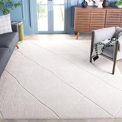 Safavieh Geometrisch Teppich für Wohnzimmer, Esszimmer, Schlafzimmer - Melody Collection, Kurzer Flor, Elfenbein, 274 X 366 cm Safavieh Geometrisch Teppich für Wohnzimmer, Esszimmer, Schlafzimmer - Melody Collection, Kurzer Flor, Elfenbein, 274 X 366 cm von Safavieh
