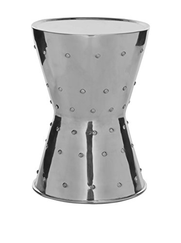 SAFAVIEH Decorative Stool Metal Stool, in Silver, 35 X 35 X 50 von Safavieh