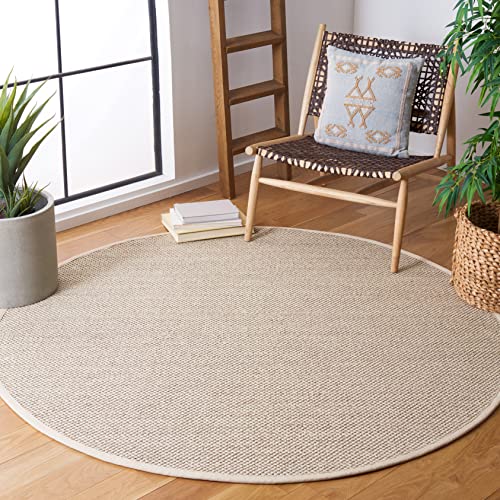 Safavieh Naturfaser Teppich für Wohnzimmer, Esszimmer, Schlafzimmer - Natural Fiber Collection, Kurzer Flor, Natürlich und Beige, 244 x 244 cm Safavieh Naturfaser Teppich für Wohnzimmer, Esszimmer, Schlafzimmer - Natural Fiber Collection, Kurzer Flor, Natürlich und Beige, 244 x 244 cm von Safavieh