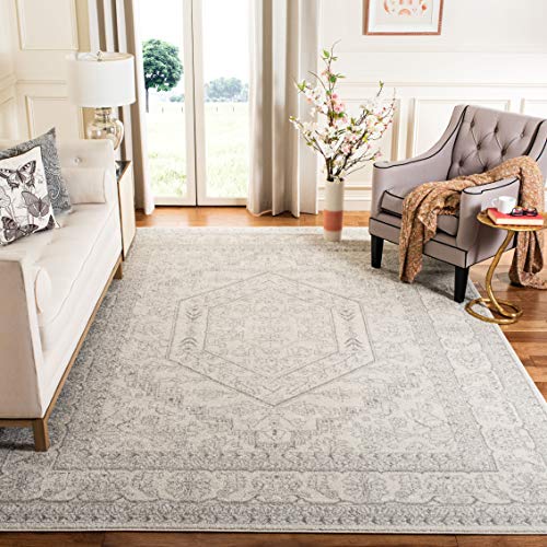 Safavieh Odessa ADR108B-4, Polypropylen (PP), Elfenbein und Silber, 122 X 183 cm von Safavieh