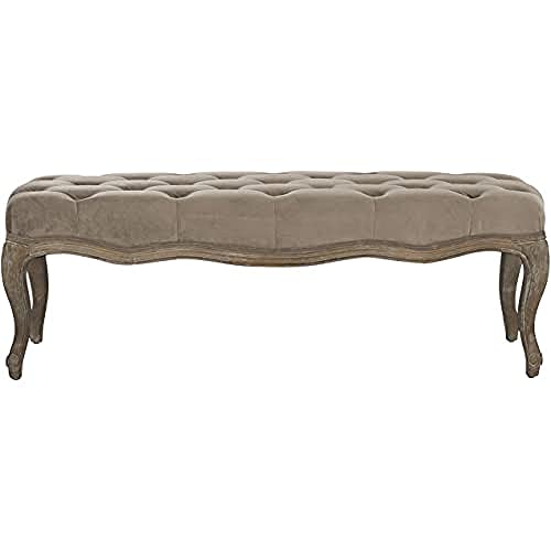 SAFAVIEH Gepolstert Hocker, Pilzfarben, 45 X 135 X 45 von Safavieh