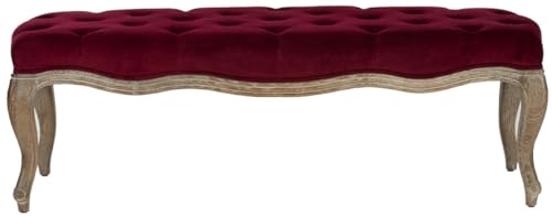 SAFAVIEH Gepolstert Hocker, Merlot, 45 X 135 X 45 von Safavieh