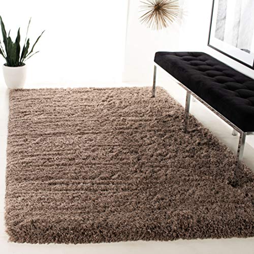 Safavieh PSG800C Teppich für Wohnzimmer, Esszimmer, Schlafzimmer-Polar Shag Collection, Kurzer Flor, Pilz, 91 X 152 cm, Polypropylen (PP), Mushroom von Safavieh