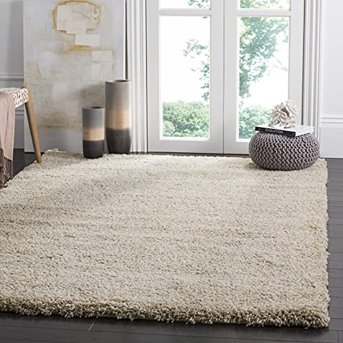 SAFAVIEH Zottelig Teppich für Wohnzimmer, Esszimmer, Schlafzimmer - Montreal Shag Collection, Hoher Flor, Beige, 201 X 290 cm SAFAVIEH Zottelig Teppich für Wohnzimmer, Esszimmer, Schlafzimmer - Montreal Shag Collection, Hoher Flor, Beige, 201 X 290 cm von Safavieh