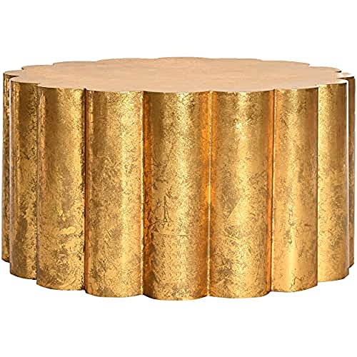 SAFAVIEH Glamourös Akzenttisch mit Eisenfüße, Gold, 60 X 60 X 38.1 von Safavieh