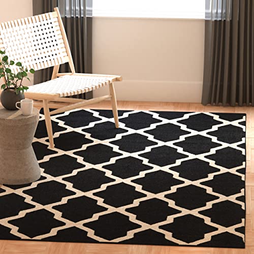 SAFAVIEH Geometrisch Teppich für Wohnzimmer, Esszimmer, Schlafzimmer - Cambridge Collection, Kurzer Flor, Schwarz und Elfenbein, 183 X 274 cm SAFAVIEH Geometrisch Teppich für Wohnzimmer, Esszimmer, Schlafzimmer - Cambridge Collection, Kurzer Flor, Schwarz und Elfenbein, 183 X 274 cm von Safavieh