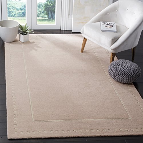 Safavieh Traditionell Teppich für Wohnzimmer, Esszimmer, Schlafzimmer - Bella Collection, Kurzer Flor, Hellblau und Elfenbein, 122 X 183 cm von Safavieh