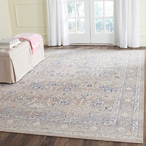 SAFAVIEH Traditionell Teppich für Wohnzimmer, Esszimmer, Schlafzimmer - Patina Collection, Kurzer Flor, Taupe und Taupe, 122 X 183 cm von Safavieh