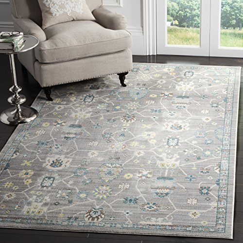SAFAVIEH Boho Teppich für Wohnzimmer, Esszimmer, Schlafzimmer - Valencia Collection, Kurzer Flor, Lila und Lila, 152 X 244 cm SAFAVIEH Boho Teppich für Wohnzimmer, Esszimmer, Schlafzimmer - Valencia Collection, Kurzer Flor, Lila und Lila, 152 X 244 cm von Safavieh