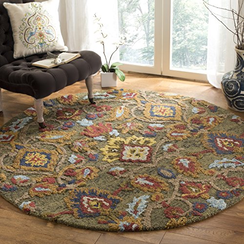 Safavieh Zeitgenössische Teppich für Wohnzimmer, Esszimmer, Schlafzimmer - Blossum Collection, Kurzer Flor, Multi, 68 x 304 cm Safavieh Zeitgenössische Teppich für Wohnzimmer, Esszimmer, Schlafzimmer - Blossum Collection, Kurzer Flor, Multi, 68 x 304 cm von Safavieh