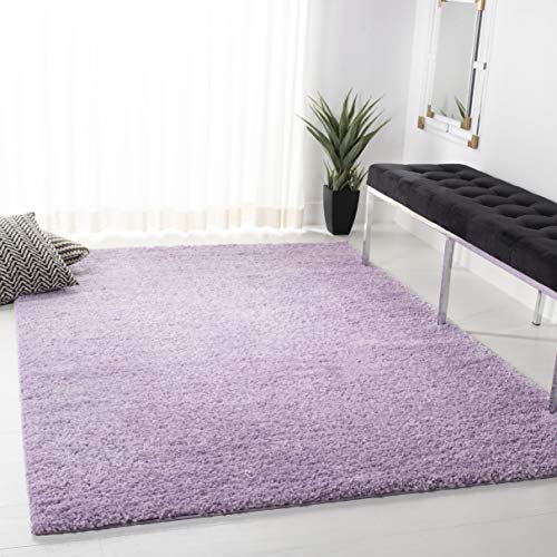 SAFAVIEH Zottelig Teppich für Wohnzimmer, Esszimmer, Schlafzimmer - August Shag Collection, Kurzer Flor, Lila, 183 X 274 cm SAFAVIEH Zottelig Teppich für Wohnzimmer, Esszimmer, Schlafzimmer - August Shag Collection, Kurzer Flor, Lila, 183 X 274 cm von Safavieh