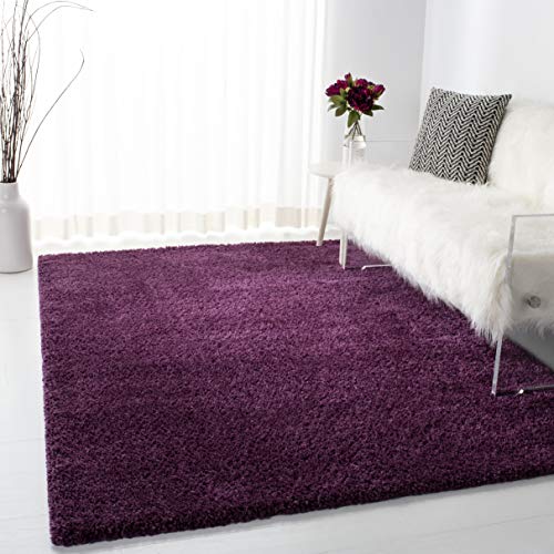 SAFAVIEH Zottelig Teppich für Wohnzimmer, Esszimmer, Schlafzimmer - August Shag Collection, Kurzer Flor, Lila, 183 X 274 cm SAFAVIEH Zottelig Teppich für Wohnzimmer, Esszimmer, Schlafzimmer - August Shag Collection, Kurzer Flor, Lila, 183 X 274 cm von Safavieh
