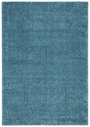 SAFAVIEH Zottelig Teppich für Wohnzimmer, Esszimmer, Schlafzimmer - August Shag Collection, Kurzer Flor, Türkis, 61 X 91 cm SAFAVIEH Zottelig Teppich für Wohnzimmer, Esszimmer, Schlafzimmer - August Shag Collection, Kurzer Flor, Türkis, 61 X 91 cm von Safavieh