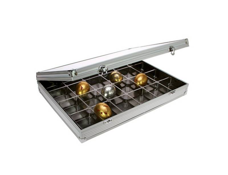 Safe-Album Vitrine SAFE Alu-Vitrine mit 24 Fächern – Für Sammelobjekte, Figuren Safe-Album Vitrine SAFE Alu-Vitrine mit 24 Fächern – Für Sammelobjekte, Figuren von Safe-Album