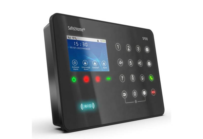 Safe2Home SP310 BASIS Funk Alarmanlagen Zentrale mit Sabotageschutz Alarmanlage von Safe2Home