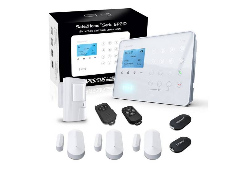 Safe2Home Safe2Home® SP210 – WIFI / GSM / SMS Alarmierung Alarmanlage Alarmanlage von Safe2Home