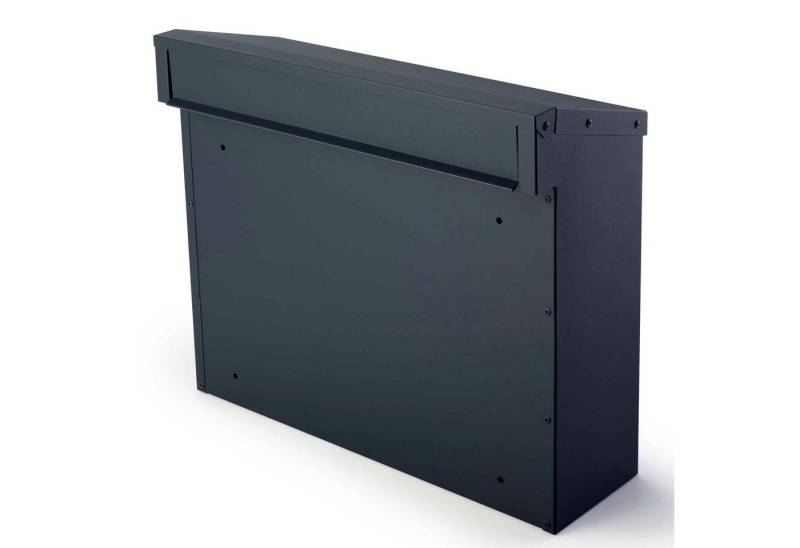 SafePost Briefkasten Zaunbriefkasten 925 anthrazit mit Rückentnahme, wetterfest & robust von SafePost