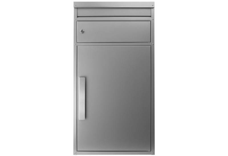 SafePost Paketbriefkasten Paketbriefkasten 65M silber von SafePost