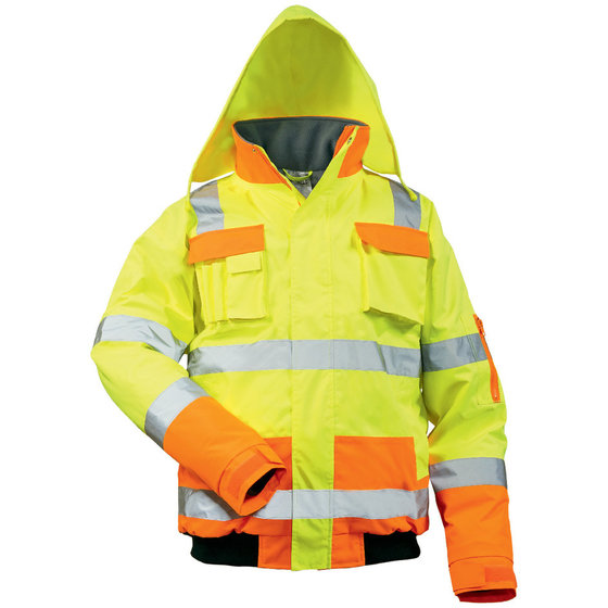 SAFESTYLE® - Warnpilotenjacke MATS warngelb/warnorange, Größe L von Safestyle