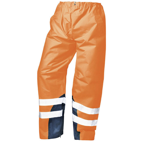 SAFESTYLE® - Warnschutz-Bundhose MATULA 23531, warnorange/marineblau, Größe 2XL von Safestyle