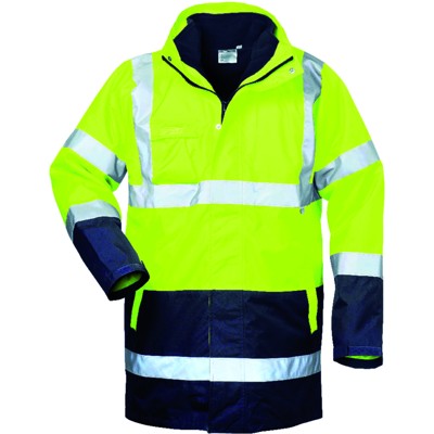 Warnschutzparka SPENCER 23548, warngelb/marineblau, Größe L Warnschutzparka SPENCER 23548, warngelb/marineblau, Größe L von Safestyle