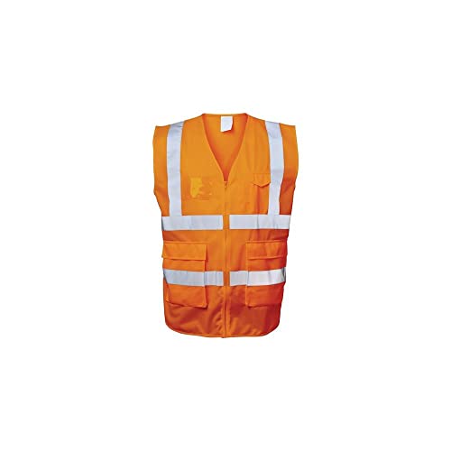 Warnschutzweste *Ewald* SAFESTYLE®, EN ISO 20471/2, EN ISO 13688 fluoreszierend orange, Größe L von Safestyle