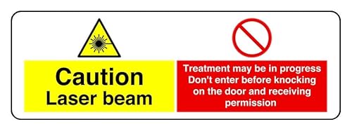 Die Behandlung kann in Bearbeitung sein. Vorsicht: Nicht vor dem Klopfen betreten – 1,2 mm starrer Kunststoff für den Innen- und Außenbereich (450 mm x 200 mm) Sichtabstand innerhalb von 7 m. von Safety First Display LTD