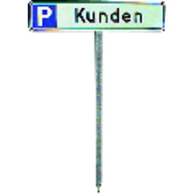 Einschlagpfahl 750mm für Parkplatzschilder von Safetymarking