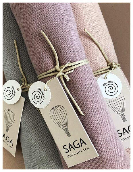 Windeltuch aus Bio Baumwolle Musselin 70×70 cm | GOTS | Saga Copenhagen von Saga Copenhagen