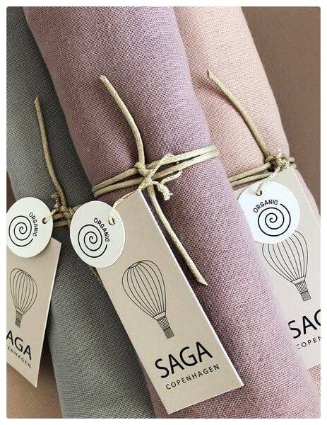 Windeltuch aus Bio Baumwolle Musselin 70×70 cm | GOTS | Saga Copenhagen von Saga Copenhagen