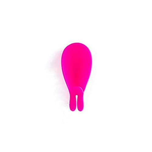 SagaSave 1 PCS Teebeutelhalter Hasenohrform niedlicher Silikon-Teebeutelhalter für die Küche zu Hause (Rosa) von SagaSave