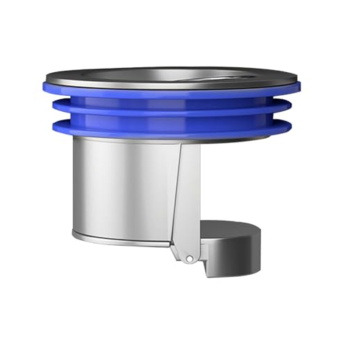 1 Stück Bodenabfluss Anti-Rücken Flow Stecker, Duschbodenabfluss Rückfluss Vorlauf Vorab Abwasserkern Anti-Odor Stecker für Küchenbad Abfluss (Versilbert) von SagaSave