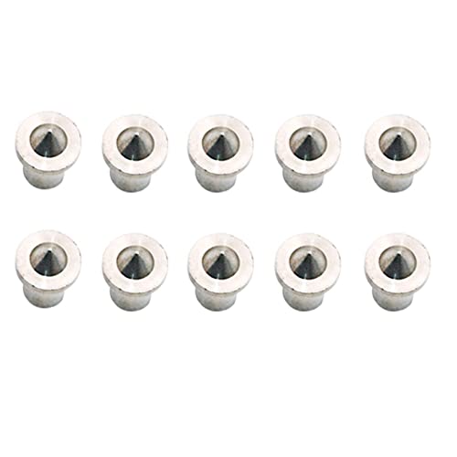 10 STÜCKE Edelstahl Passstift Zentrierbohrer Passstift Zentrierpunkte Dübel Locator Positionierer 4-12 mm für Holzarbeiten (4 mm) von SagaSave