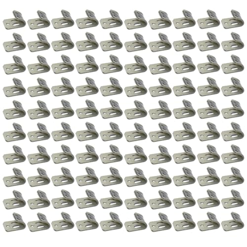 100Stk Sofa Federklammern aus Metall, Polstermöbel Sofa-Clips Möbel Feder Reparatur Set Reparaturteile für Couch, Stuhl, Bett von SagaSave