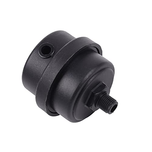 2 Stück Schwarzer Kunststoff-Luftkompressor-Ansaugfilter, Langlebiger Schalldämpfer, Schalldämpfer als Kompressor-Zubehör, Filtergewinde 1/4"PT 12mm 2 Stück Schwarzer Kunststoff-Luftkompressor-Ansaugfilter, Langlebiger Schalldämpfer, Schalldämpfer als Kompressor-Zubehör, Filtergewinde 1/4"PT 12mm von SagaSave