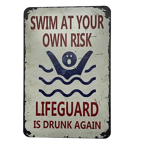 2PCS Pool Warning Metal Tin Sign, Pool Knowledge Metal Tin Sign, Pool Rules Planing Education, Swimming Pool Rules Sign for Outdoor Security Farm Yard Warning Decoratives (06 2PCS Pool Warning Metal Tin Sign, Pool Knowledge Metal Tin Sign, Pool Rules Planing Education, Swimming Pool Rules Sign for Outdoor Security Farm Yard Warning Decoratives (06 von SagaSave