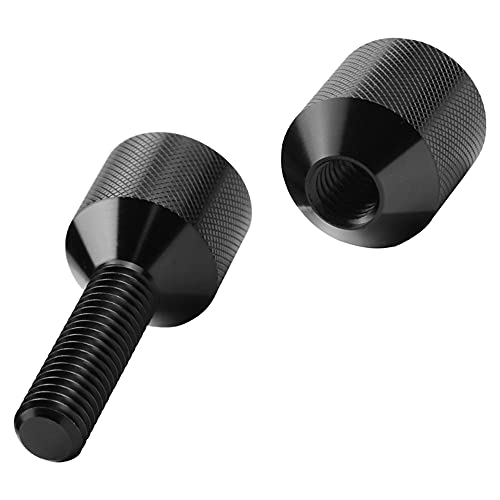 3,8 cm 2-Loch-Stifte, eloxiertes schwarzes Oxid-Finish, leichte Konstruktion 6061 Aluminium-Flansch-Ausrichtungsstift von SagaSave
