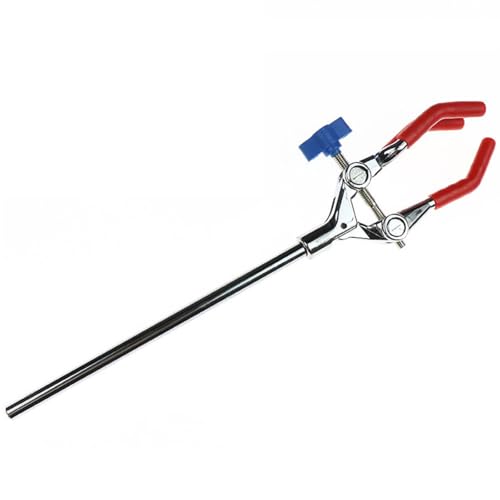 3-Zinke Klemme, Laborklemme Verlängerungskolben Clipschelle, Rohrschelle Halter für Lab Reagenzglas Kondensator 3-Zinke Klemme, Laborklemme Verlängerungskolben Clipschelle, Rohrschelle Halter für Lab Reagenzglas Kondensator von SagaSave