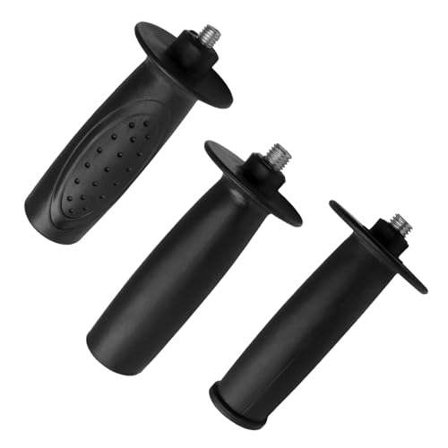 3stk Winkelschleifer-Hilfsgriff mit Gewinde M8 M10 M12, Rutschfestes Ersatz-Seitengriff Handgriff Elektrowerkzeug Zubehör von SagaSave
