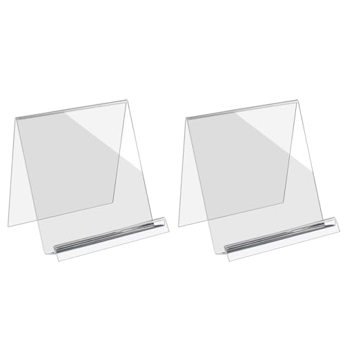 8 x Acryl-Brieftaschenständer, transparenter Acryl-Geldbörsenständer, transparenter Präsentationsständer, Geldbörsen-Präsentationsständer, Geldbörsen-Schmuckständer, dekorativer Visitenkartenhalter, 8 von SagaSave