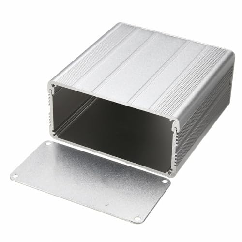 Aluminium Projektbox Kühlbox, Elektronik DIY Verteilerkasten Anschlussdose Gehäuse, Silber 26 * 61 * 80mm Aluminium Projektbox Kühlbox, Elektronik DIY Verteilerkasten Anschlussdose Gehäuse, Silber 26 * 61 * 80mm von SagaSave